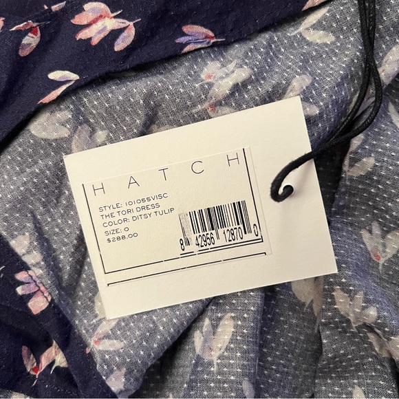 NWT HATCH Tori Dress in Ditsy Tulip Oversized Flowy - Picture 5 of 11